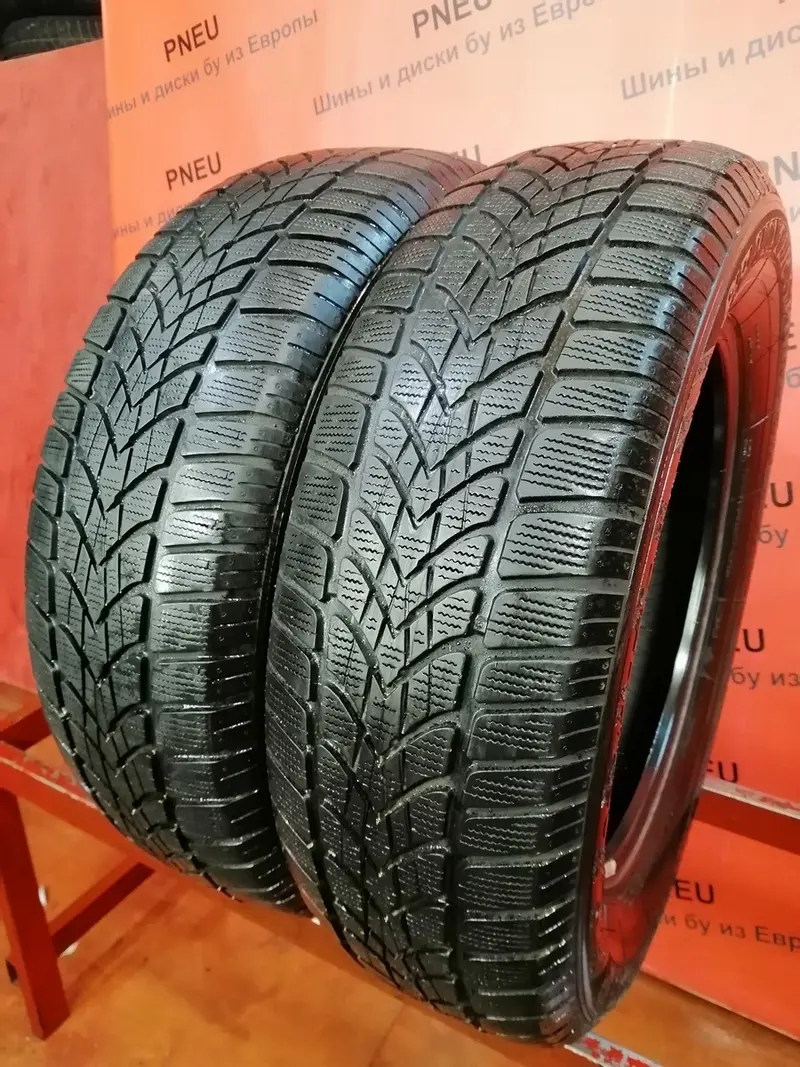 Пара б/у шин 225/65 R17 Dunlop SP Winter Sport 4D