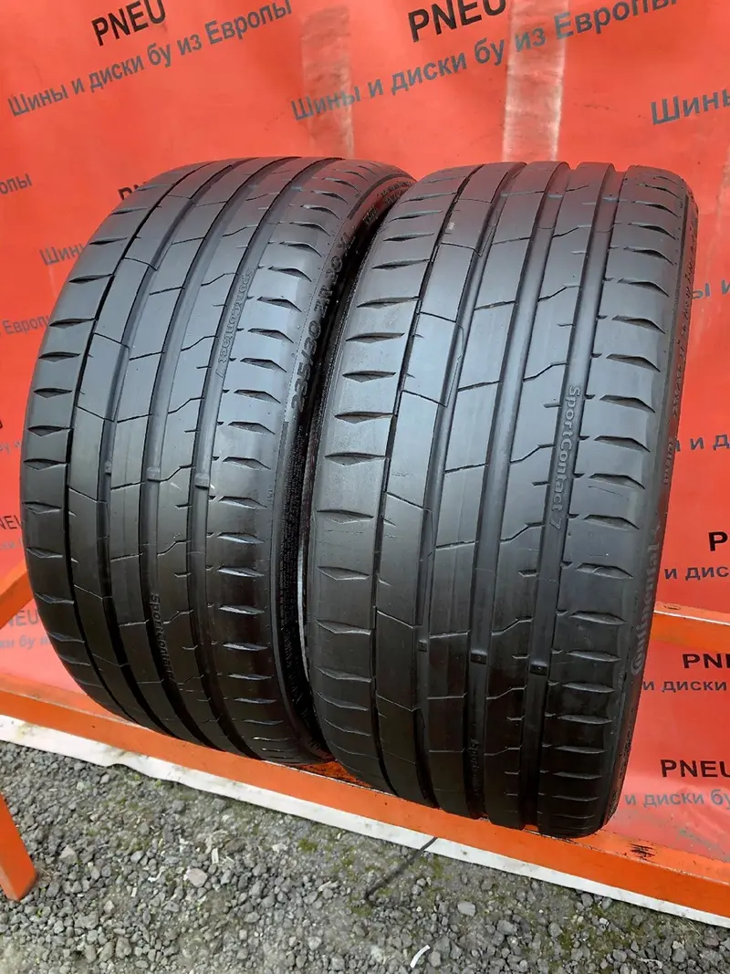 Пара б/у шин 235/30 R20 Continental SportContact 7
