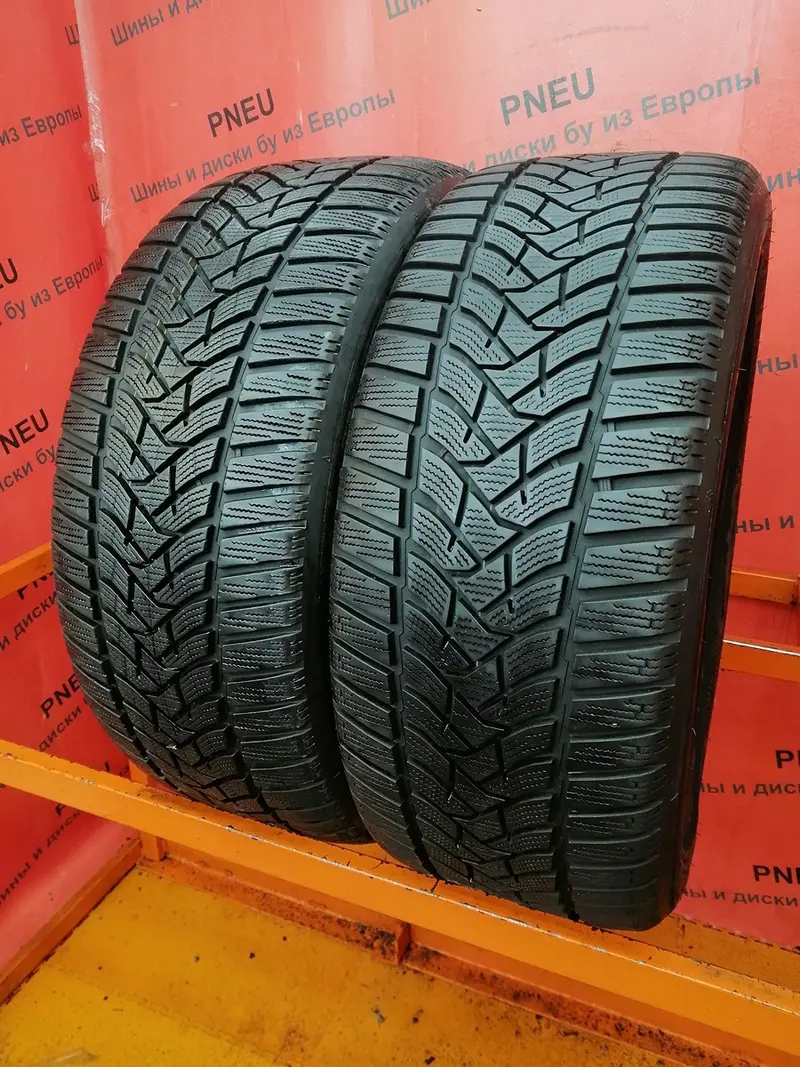 Пара б/у шин 235/45 R18 Dunlop Winter Sport 5