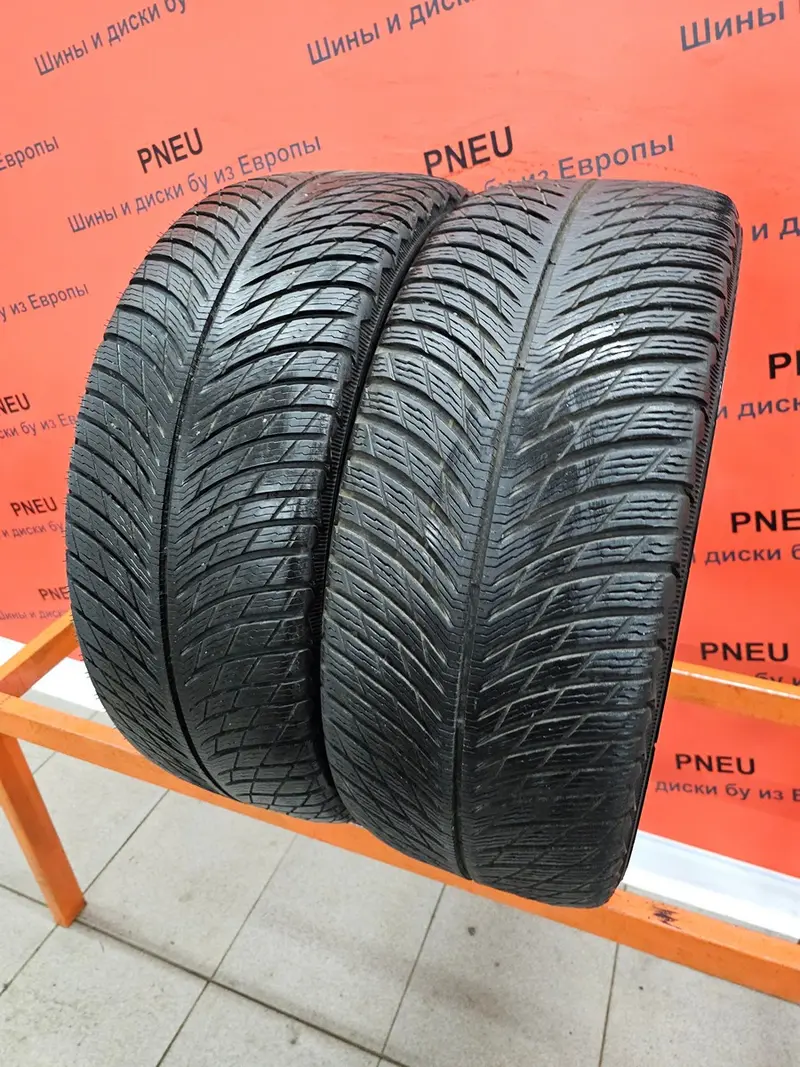 Пара б/у шин 235/50 R18 Michelin Pilot Alpin 5