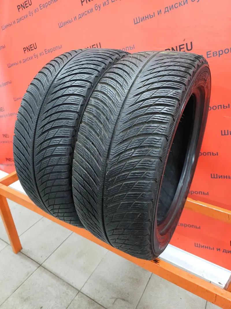 Пара б/у шин 235/50 R18 Michelin Pilot Alpin 5