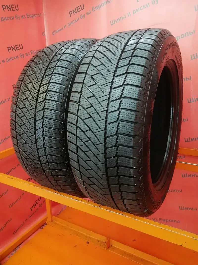 Пара б/у шин 235/55 R17 Continental ContiVikingContact 6