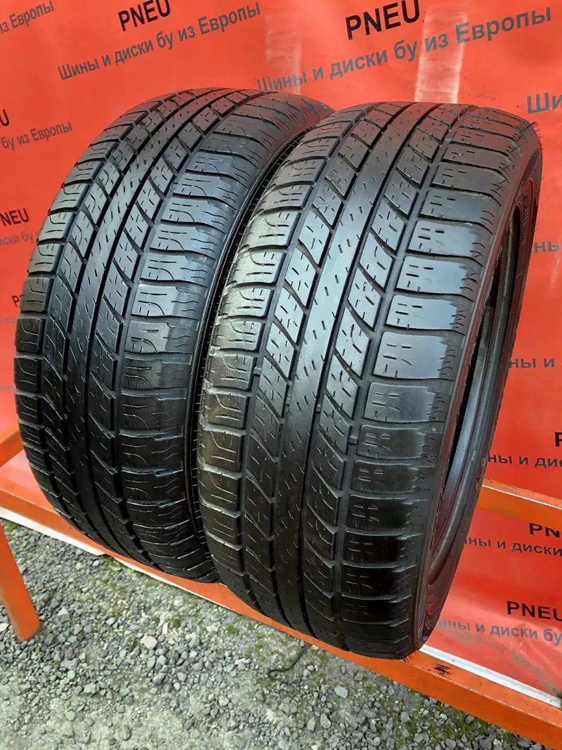 Пара б/у шин 235/55 R17 Goodyear Wrangler HP all weather