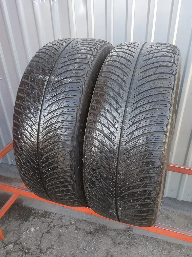 Пара б/у шин 235/55 R17 Michelin Pilot Alpin 5
