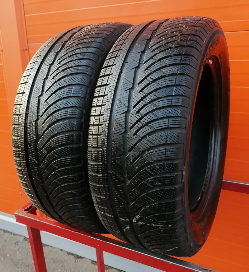 Пара б/у шин 235/55 R17 Michelin Pilot Alpin PA 4