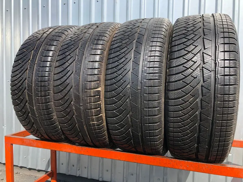 Комплект б/у шин 235/55 R17 Michelin Pilot Alpin PA 4
