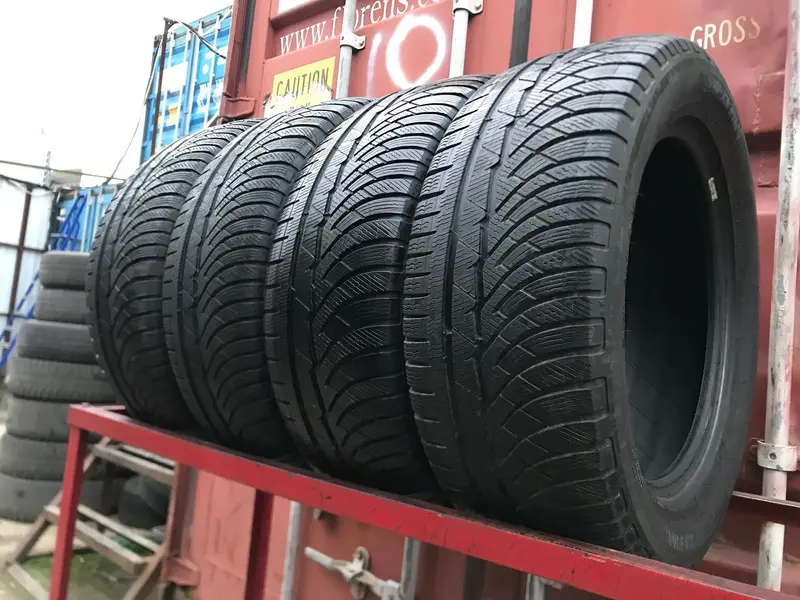 Комплект б/у шин 235/55 R17 Michelin Pilot Alpin PA 4