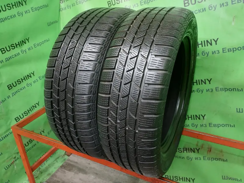 Пара б/у шин 235/55 R18 Continental ContiCrossContact Winter