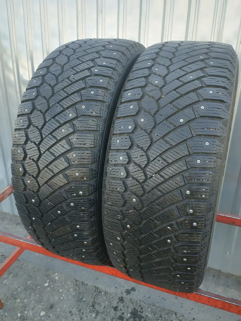 Пара б/у шин 235/55 R18 Continental ContiIceContact