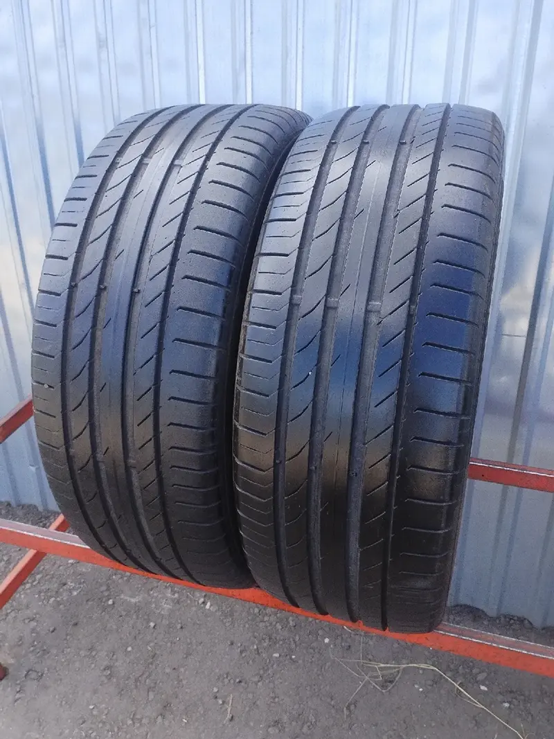 Пара б/у шин 235/55 R18 Continental ContiSportContact 5 SUV