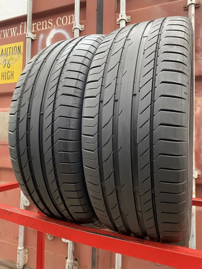 Пара б/у шин 235/55 R18 Continental ContiSportContact 5 SUV