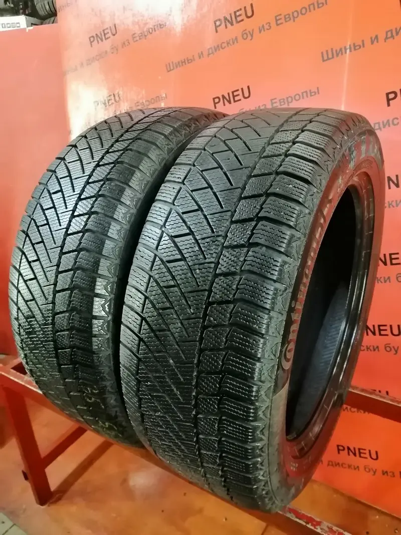Пара б/у шин 235/55 R18 Continental ContiVikingContact 6