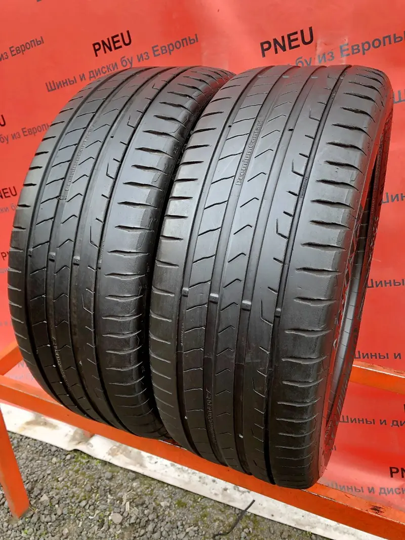 Пара б/у шин 235/55 R18 Continental PremiumContact 7