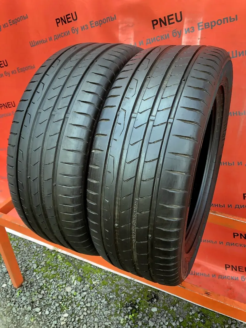 Пара б/у шин 235/55 R18 Continental PremiumContact 7