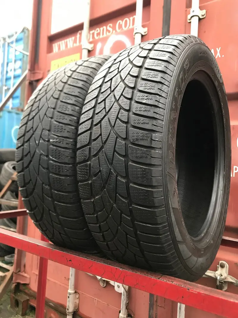 Пара б/у шин 235/55 R18 Dunlop SP Winter Sport 3D