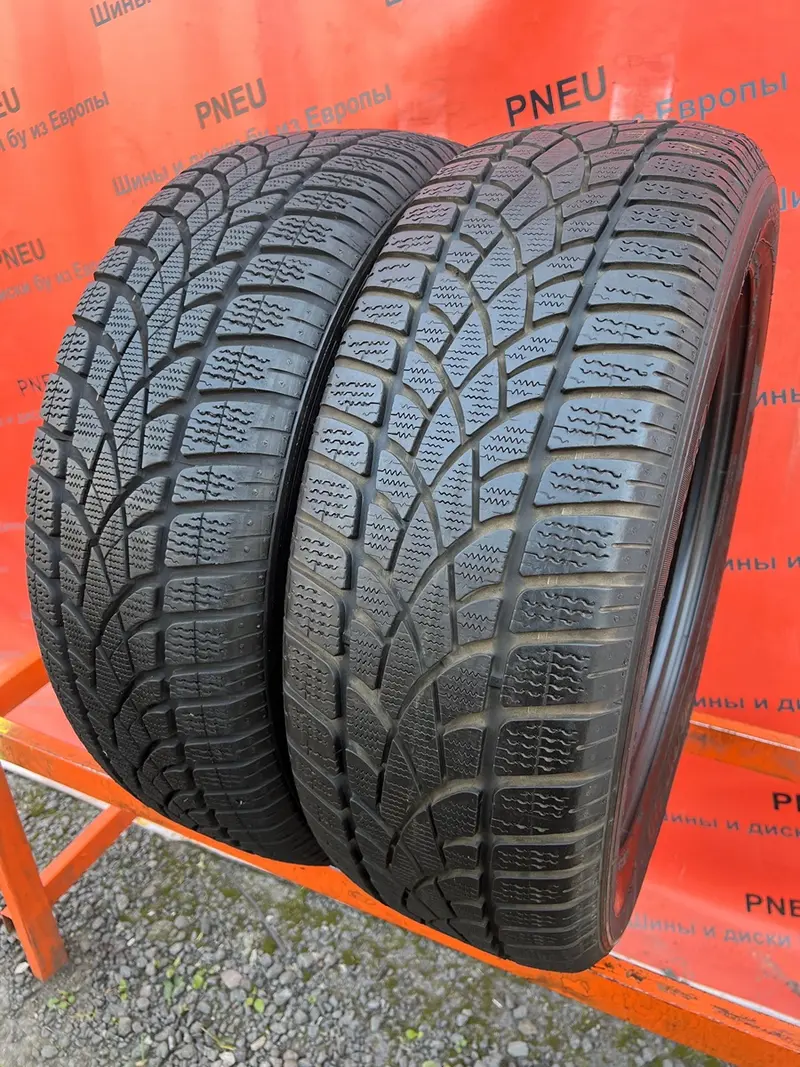 Пара б/у шин 235/55 R18 Dunlop SP Winter Sport 3D