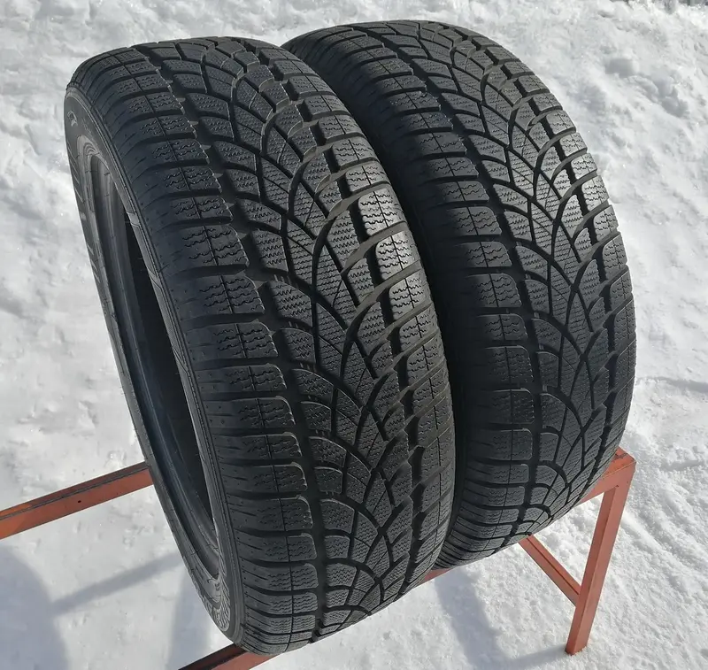 Пара б/у шин 235/55 R18 Dunlop SP Winter Sport 3D
