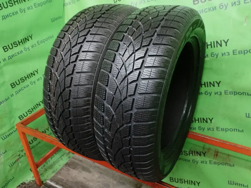 Пара б/у шин 235/55 R18 Dunlop SP Winter Sport 3D