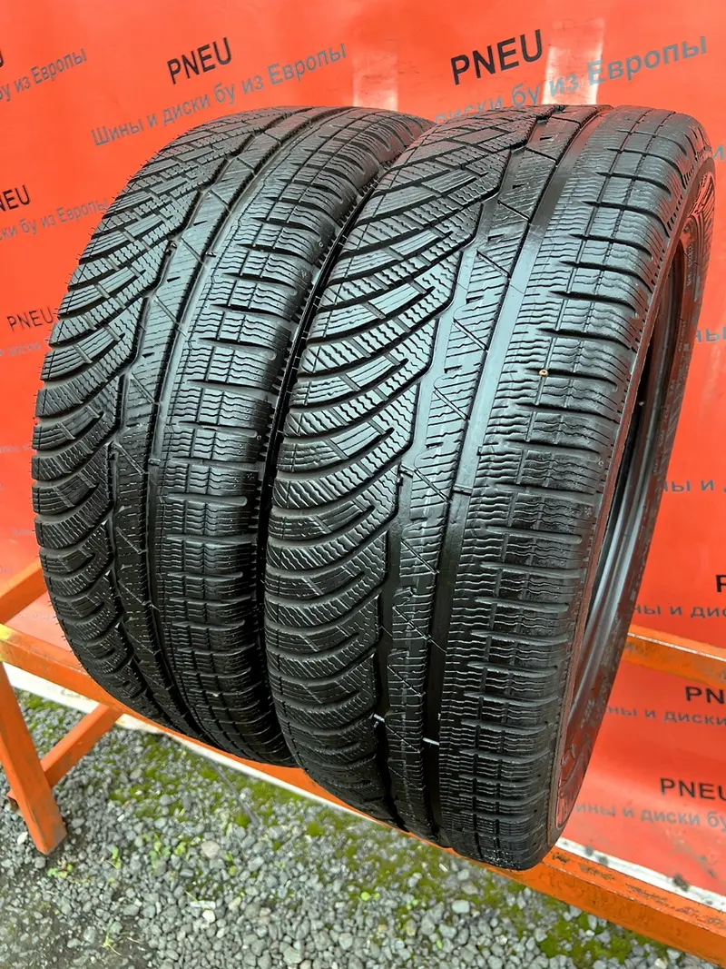 Пара б/у шин 235/55 R18 Michelin Pilot Alpin PA 4
