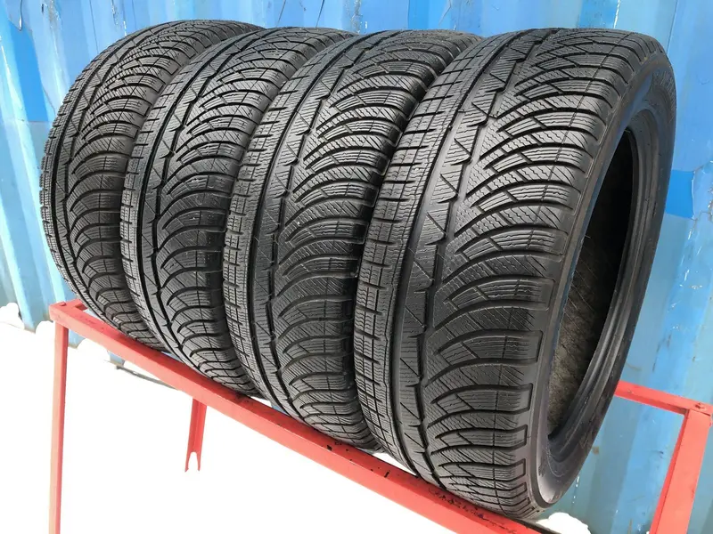 Комплект б/у шин 235/55 R18 Michelin Pilot Alpin PA 4