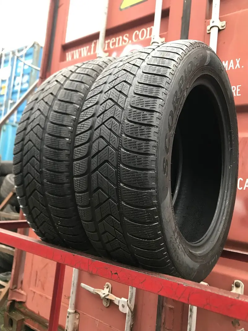 Пара б/у шин 235/55 R18 Pirelli Scorpion Winter
