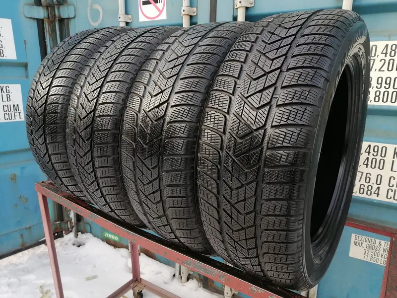 Комплект б/у шин 235/55 R18 Pirelli Scorpion Winter, фото 1