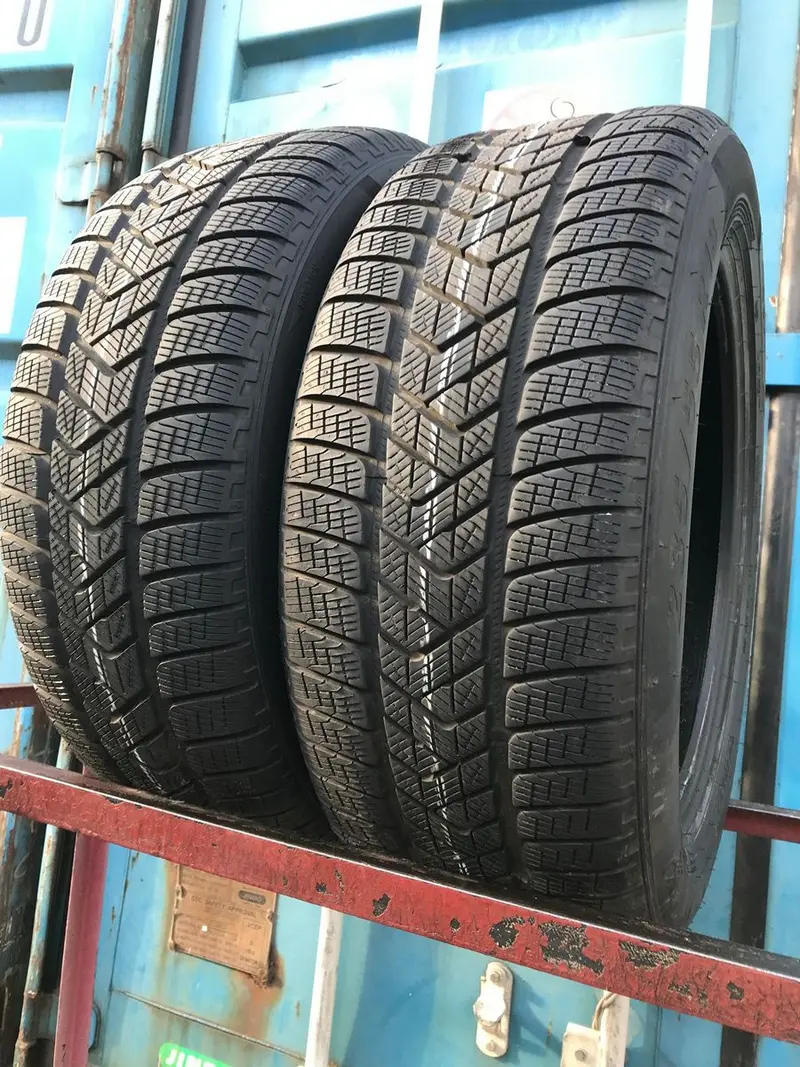 Пара б/у шин 235/55 R18 Pirelli Scorpion Winter, фото 1