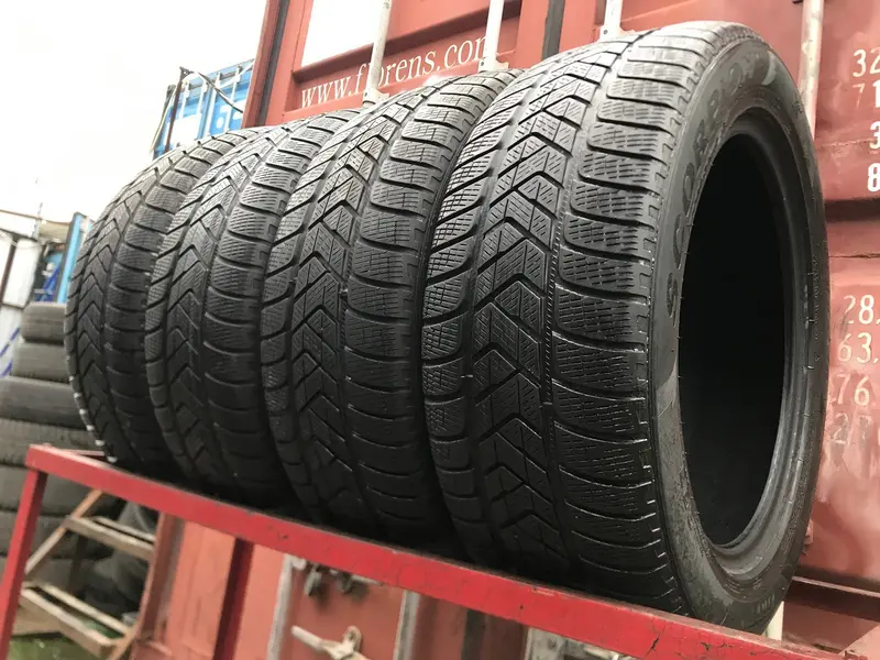 Комплект б/у шин 235/55 R18 Pirelli Scorpion Winter, фото 1