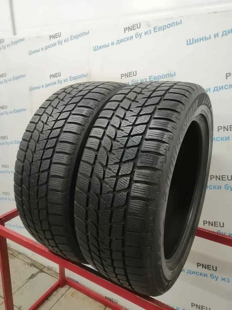 Пара б/у шин 235/55 R19 Bridgestone Blizzak LM25