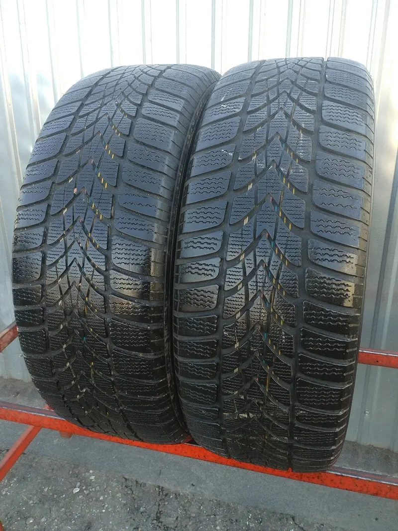 Пара б/у шин 235/55 R19 Dunlop SP Winter Sport 4D