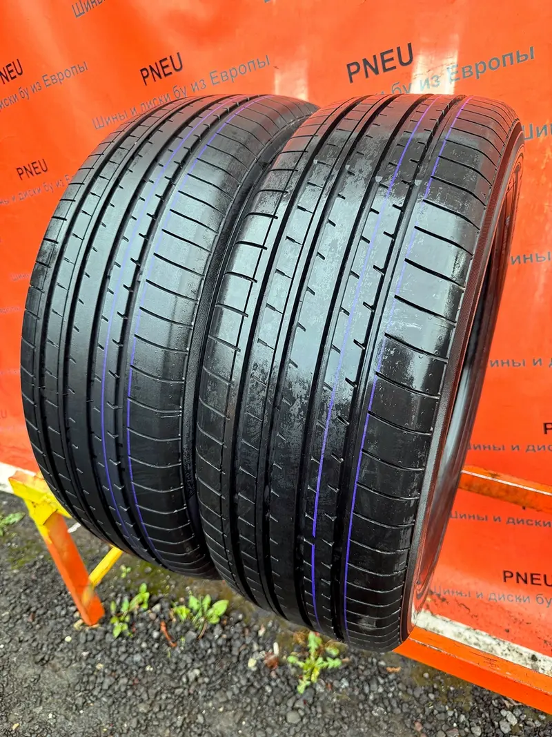 Пара новых шин 235/55 R19 Yokohama BluEarth-XT AE61