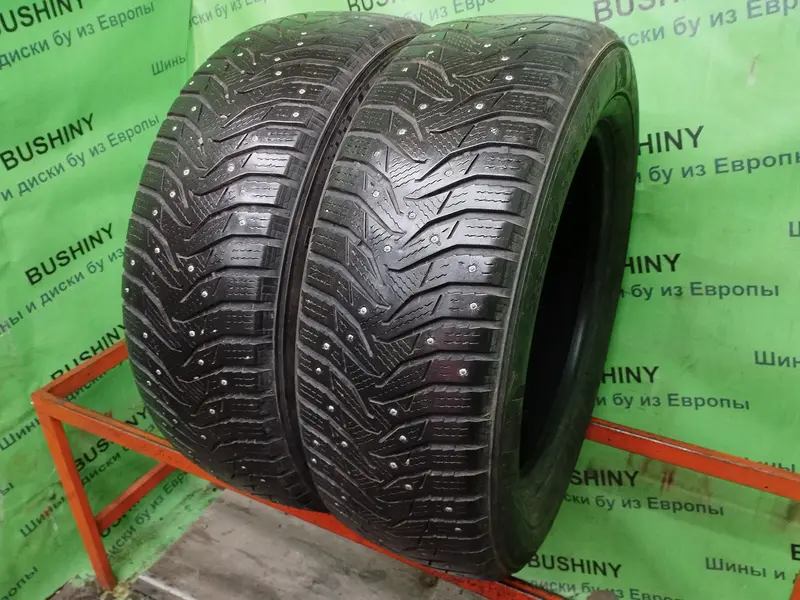 Пара б/у шин 235/60 R18 Kumho WinterCraft Ice WS31
