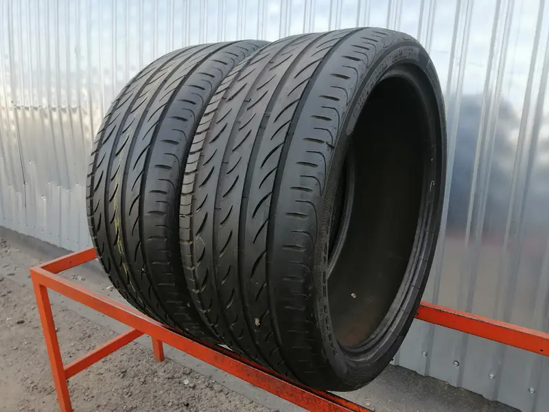 Пара б/у шин 245/35 R19 Pirelli P Zero Nero, фото 1