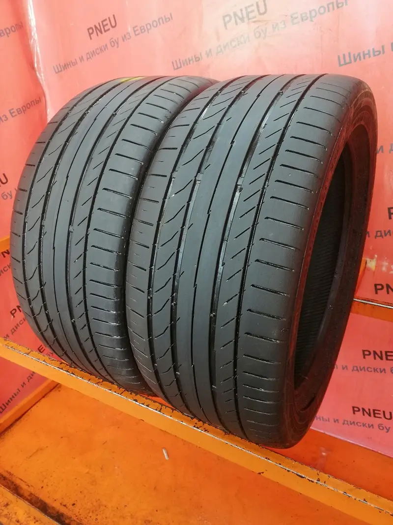 Пара б/у шин 245/40 R17 Continental ContiSportContact 5 RunFlat