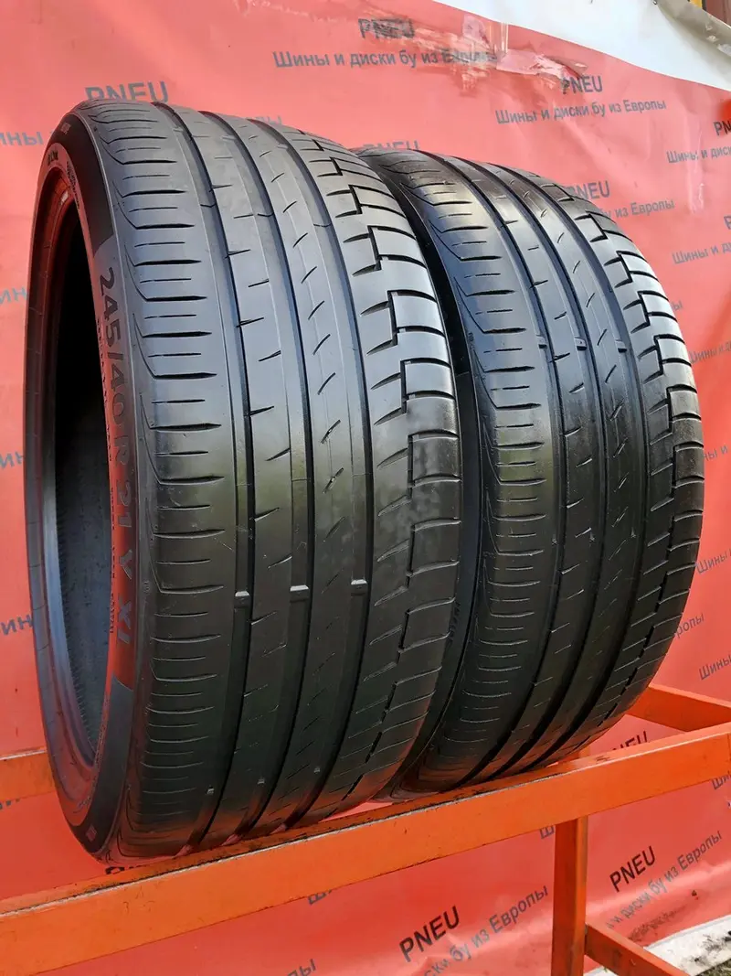 Пара б/у шин 245/40 R21 Continental PremiumContact 6