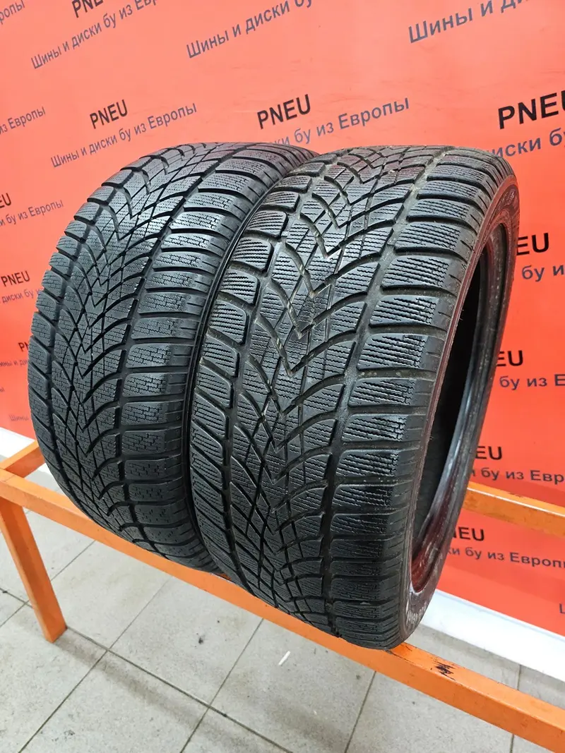 Пара б/у шин 245/45 R17 Dunlop SP Winter Sport 4D