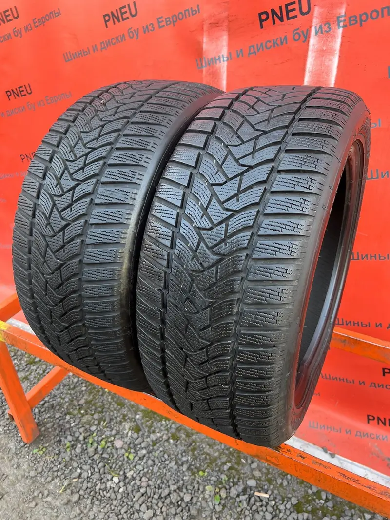 Пара б/у шин 245/45 R17 Dunlop Winter Sport 5