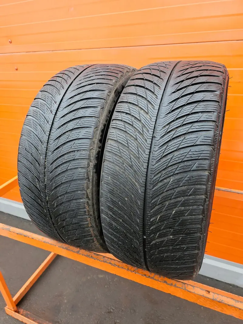 Пара б/у шин 245/45 R17 Michelin Pilot Alpin 5