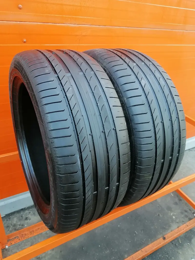 Пара б/у шин 245/45 R18 Continental ContiSportContact 5 P