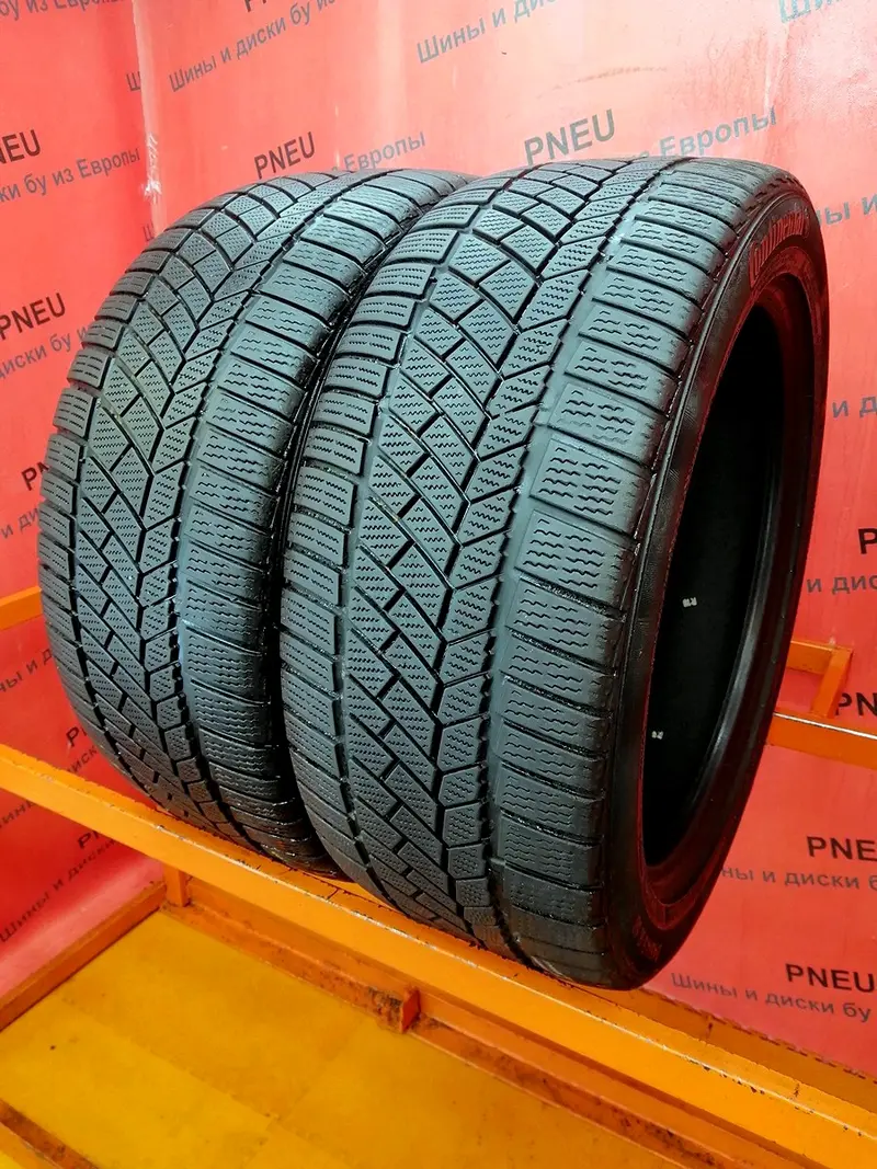 Пара б/у шин 245/45 R18 Continental ContiWinterContact TS 830 P SSR
