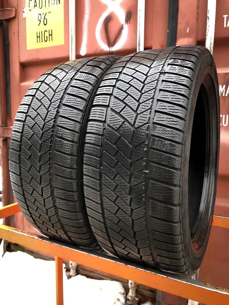 Пара б/у шин 245/45 R18 Continental ContiWinterContact TS 830 P SSR