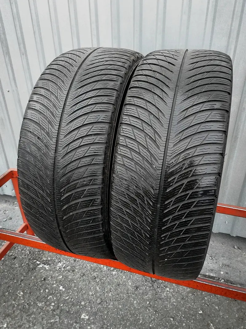 Пара б/у шин 245/45 R18 Michelin Pilot Alpin 5
