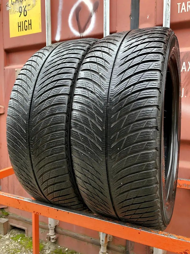 Пара б/у шин 245/45 R18 Michelin Pilot Alpin 5