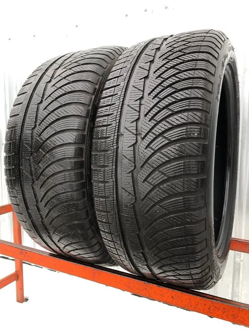 Пара б/у шин 245/45 R18 Michelin Pilot Alpin PA 4