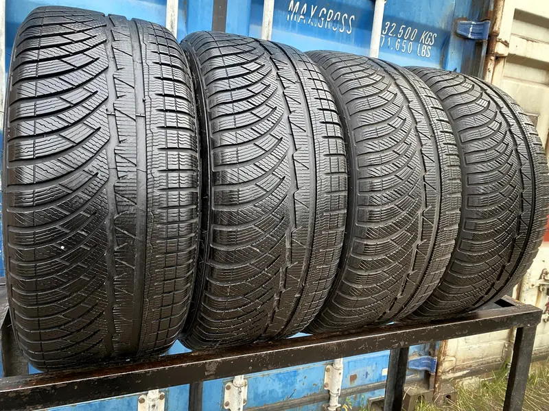 Комплект б/у шин 245/45 R18 Michelin Pilot Alpin PA 4 RunFlat