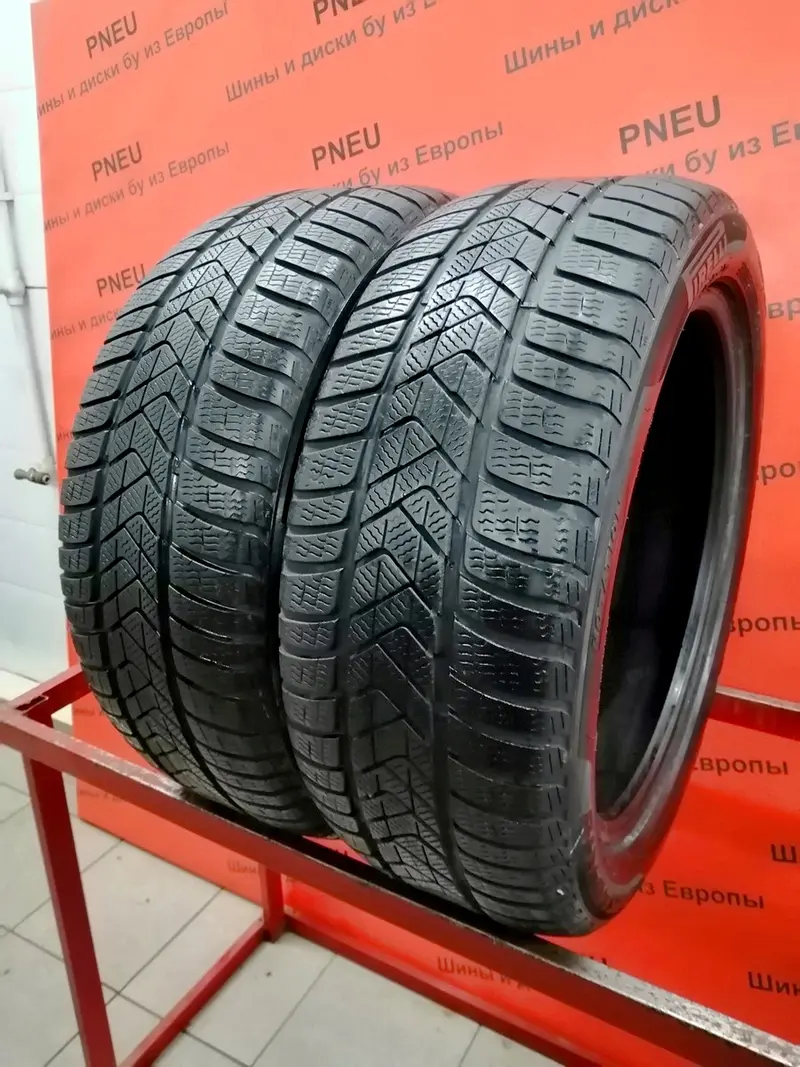 Пара б/у шин 245/45 R18 Pirelli Winter Sottozero 3 RunFlat