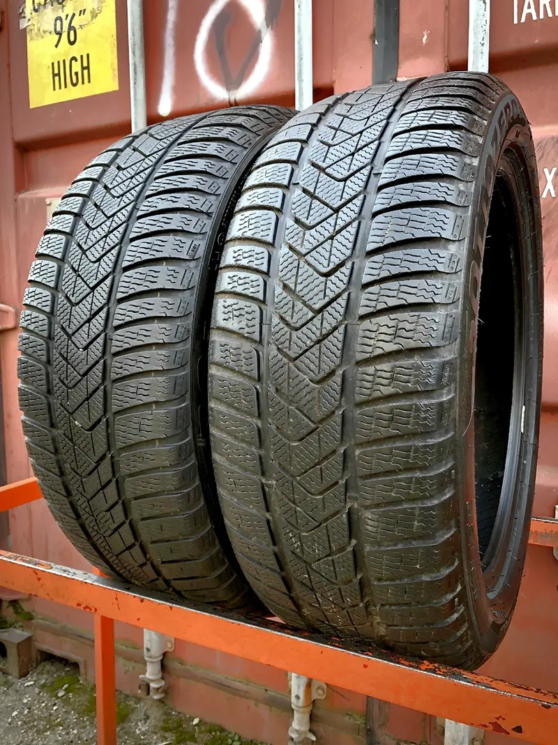 Пара б/у шин 245/45 R18 Pirelli Winter Sottozero 3 RunFlat, фото 1