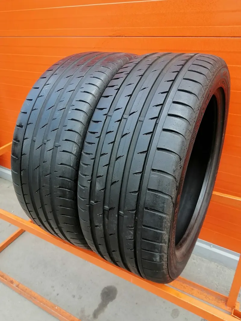 Пара б/у шин 245/45 R19 Continental ContiSportContact 3