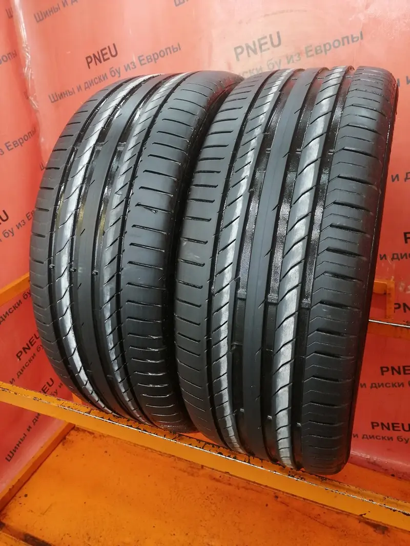 Пара б/у шин 245/45 R19 Continental ContiSportContact 5