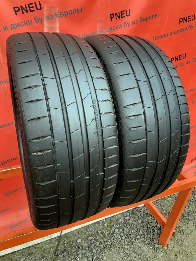 Пара б/у шин 245/45 R19 Continental SportContact 7, фото 1